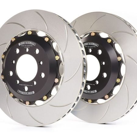 GiroDisc Slotted Front Brake Rotors for Tesla Model 3 (pre-facelift) / Model Y [A1-202]
