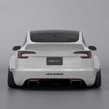 Liberty Walk LB-E-WORKS Rear Duck-Tail Wing for Tesla Model 3 (2024+ facelift)