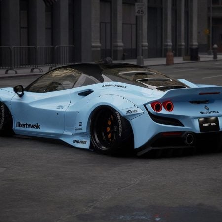 Liberty Walk LB-WORKS Ver. 2 Duckbill Wing for Ferrari F8 Tributo